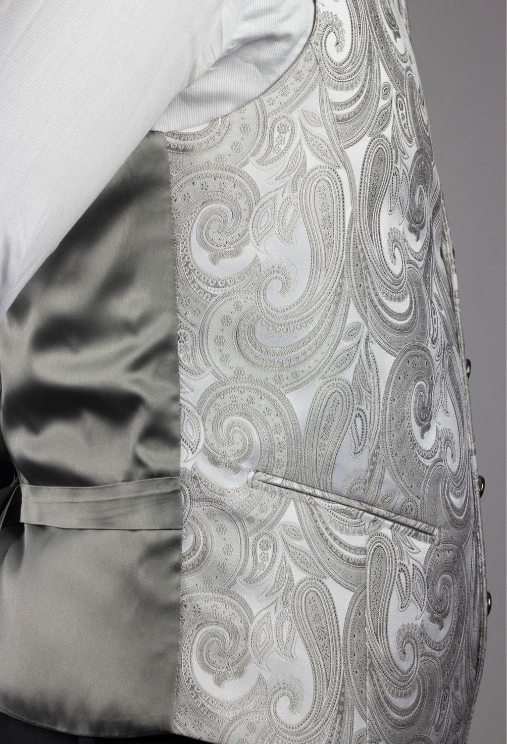 dettaglio fodera gilet  