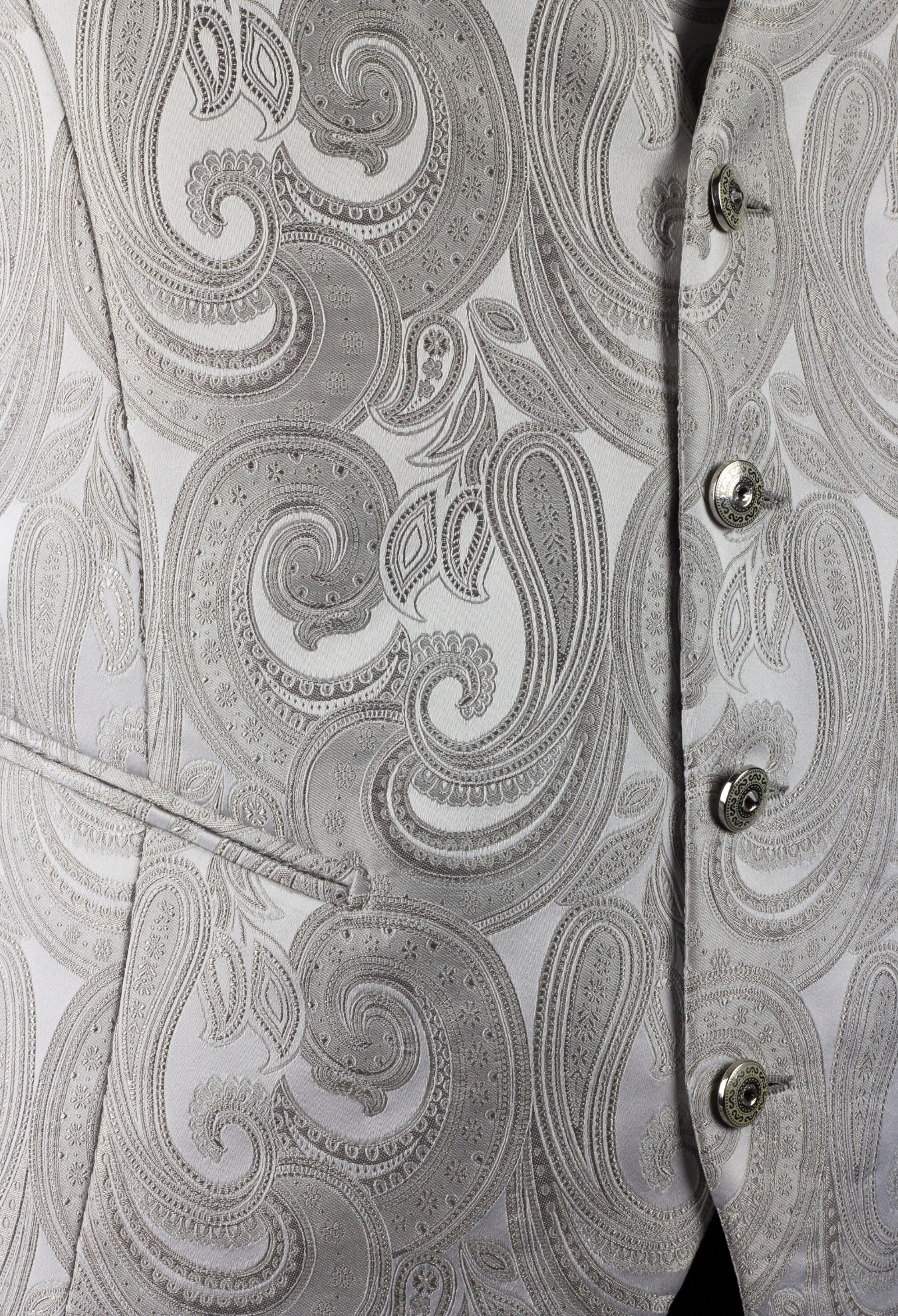 tessuto gilet dettaglio bottoni gioiello 