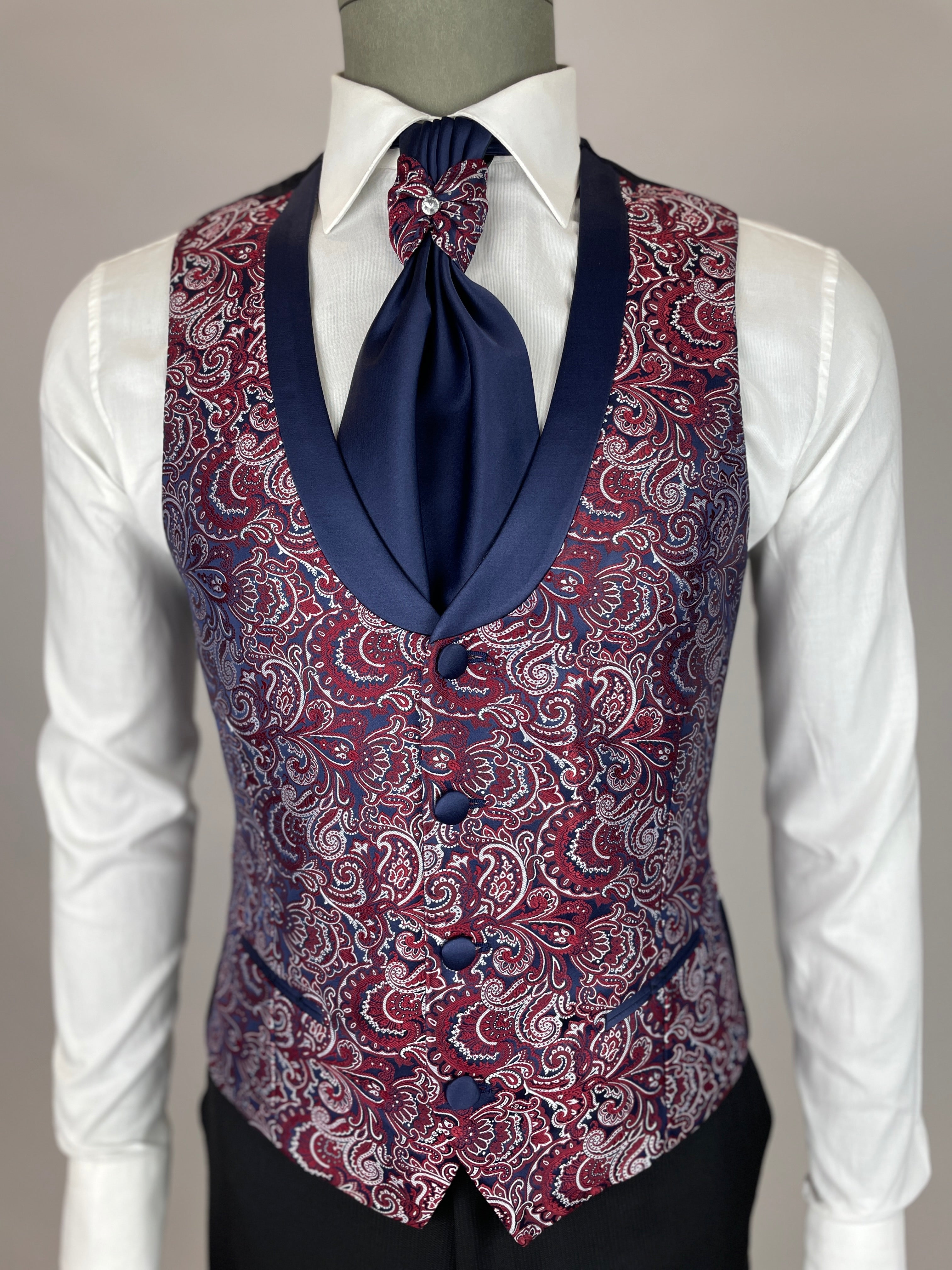 Gilet cravatta fazzoletto mod Teti B